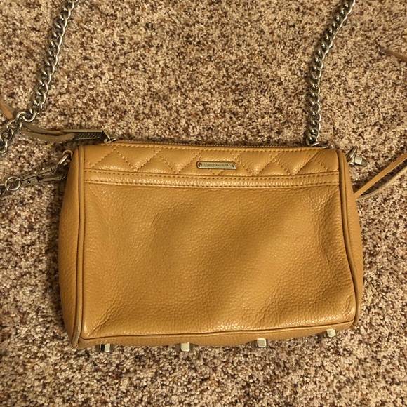 Rebecca Minkoff Mini Mac Tan Quilter Purse - Picture 2 of 4